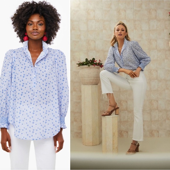 TUCKERNUCK Lily of the Nile Teagan Popover ShirtZ3
